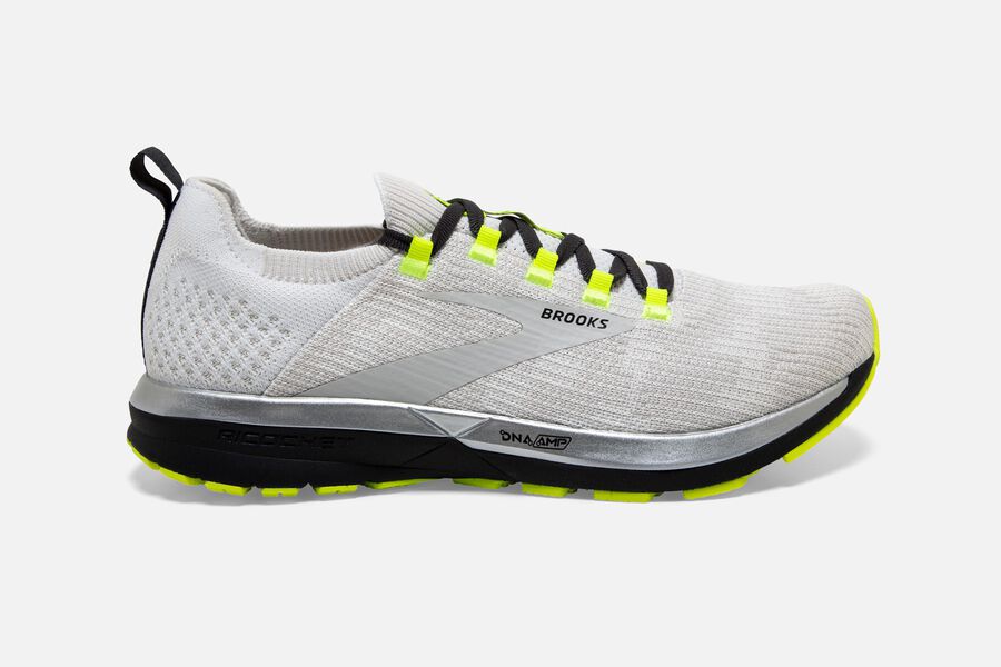Zapatillas Running Brooks Ricochet 2 Hombre Blancas/Negras Ofertas ZOTU81269